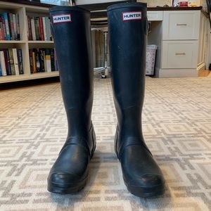 Hunter tall rain boots